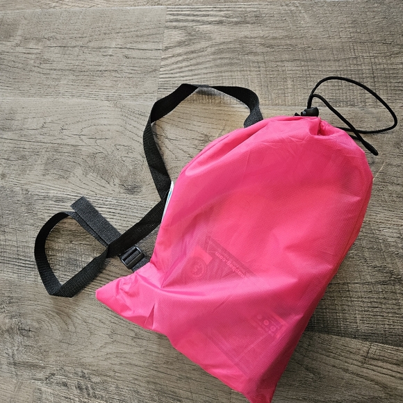 Knapbag NEW pink air inflatable nylon lounger with carrying bag - Picture 5 of 8